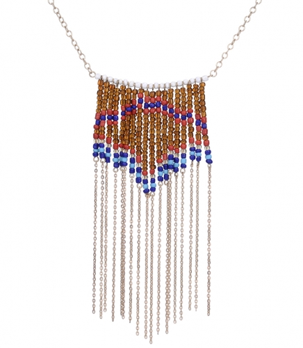 Seed Bead Long Necklace