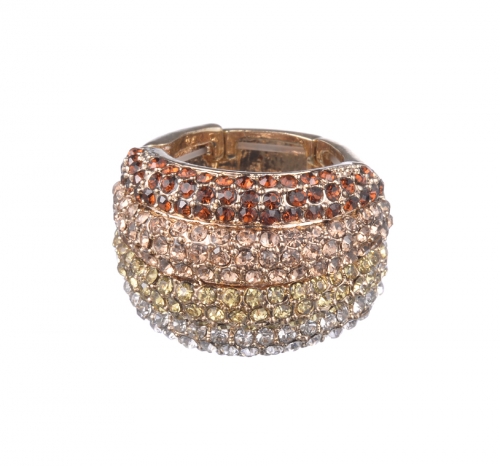 Micro Pave Multi-Layer Ring
